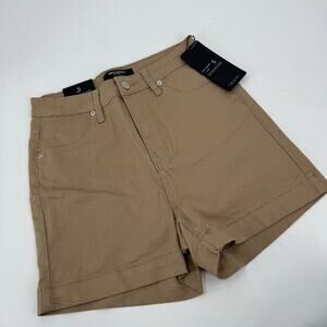 NWT American Bazi Tan Color High rise shorts